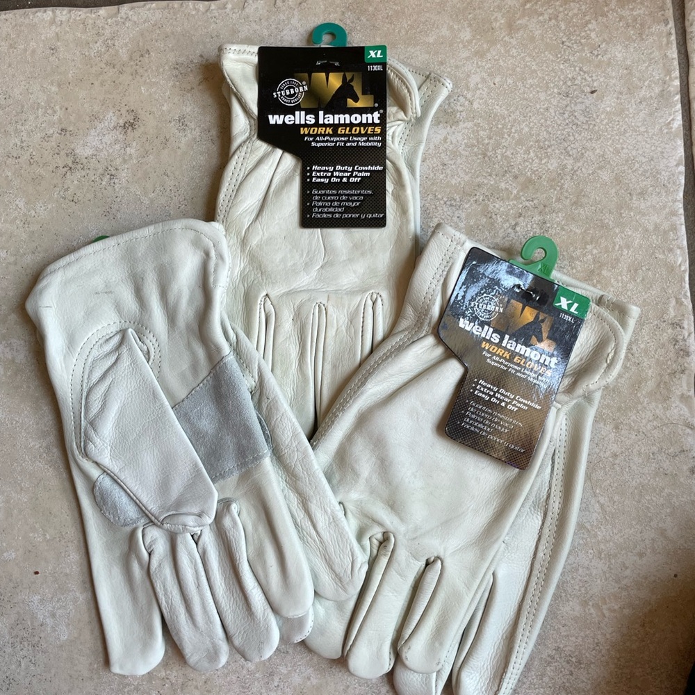 White Durable Cotton Work Gloves